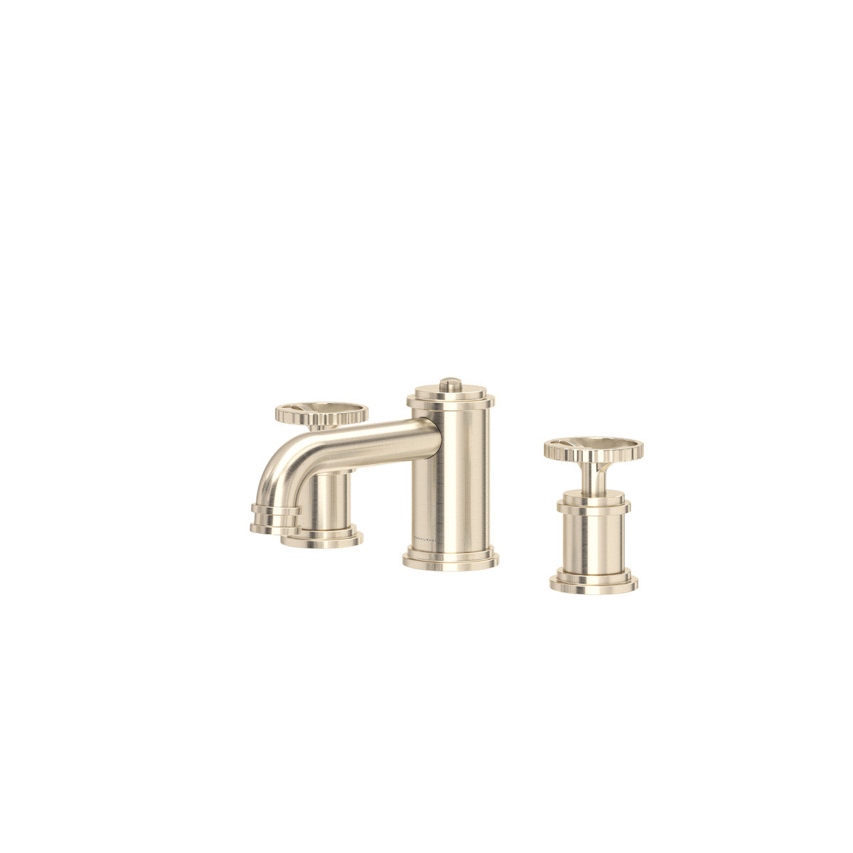Perrin & Rowe Armstrong Widespread Bathroom Faucet With Low Spout - Wheel Handle
