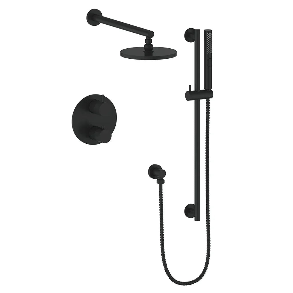 Vogt Drava 2-Way Thermostatic Shower System with Rough-In Valve