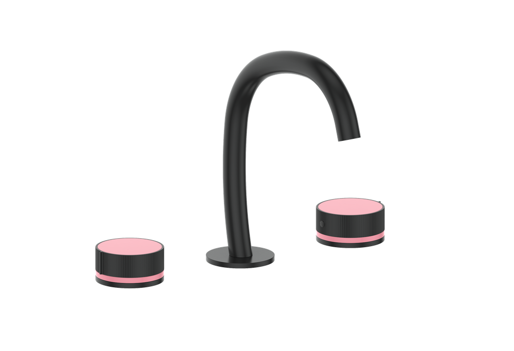 Vogt Mond 8" C.C. Lavatory Faucet With Pop-Up Drain - Moon Handle - BF.M1.1331