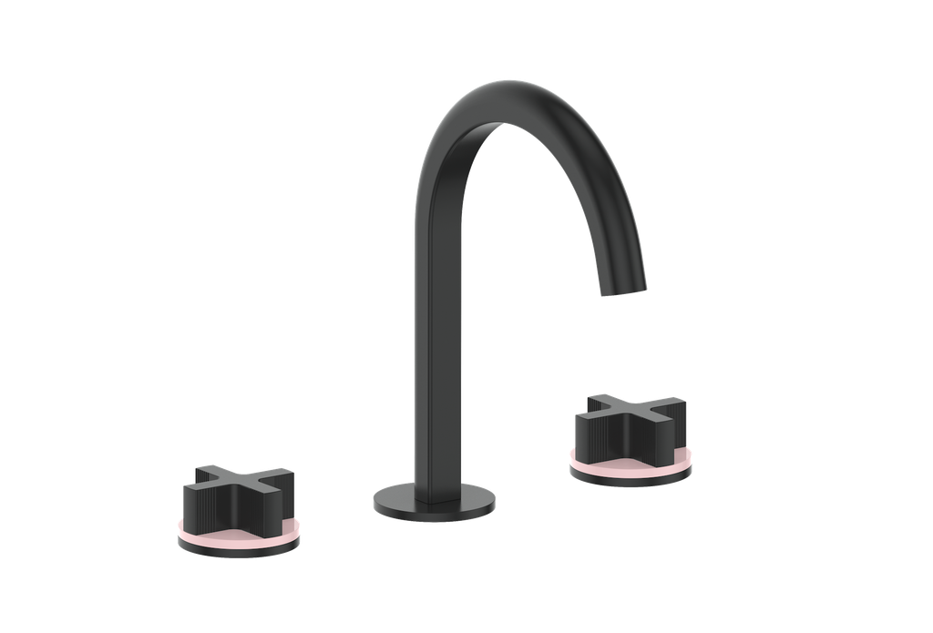 Vogt Mond 8" C.C. Lavatory Faucet With Pop-Up Drain - Cross Handle