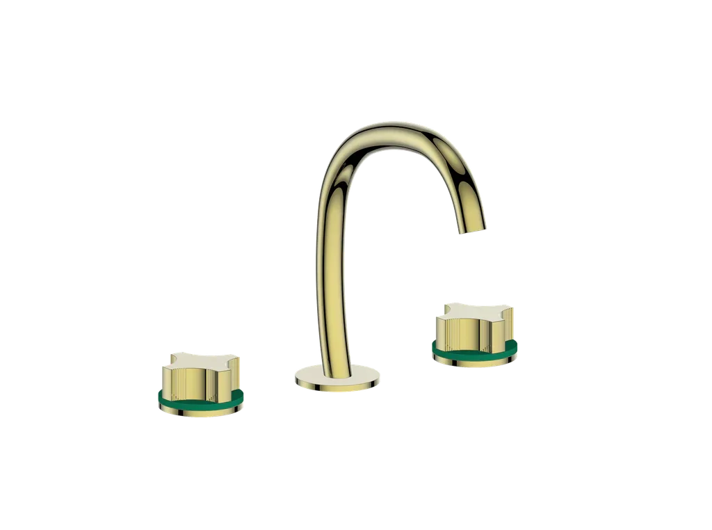 Vogt Mond 8" C.C. Lavatory Faucet With Pop-Up Drain - Crescent Handle - BF.M2.1331