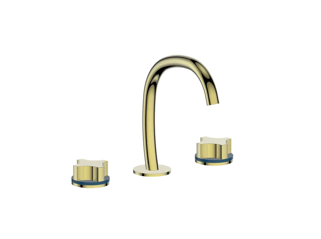 Vogt Mond 8" C.C. Lavatory Faucet With Pop-Up Drain - Crescent Handle - BF.M2.1331