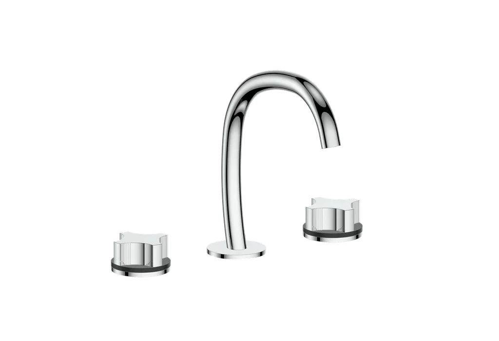Vogt Mond 8" C.C. Lavatory Faucet With Pop-Up Drain - Crescent Handle - BF.M2.1331