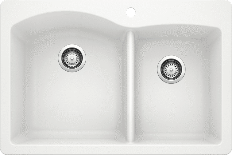 Blanco Diamond 1¾ Bowl Silgranit Dual Mount Kitchen Sink