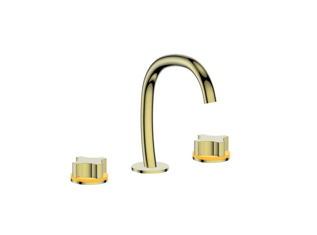 Vogt Mond 8" C.C. Lavatory Faucet With Pop-Up Drain - Crescent Handle - BF.M2.1331