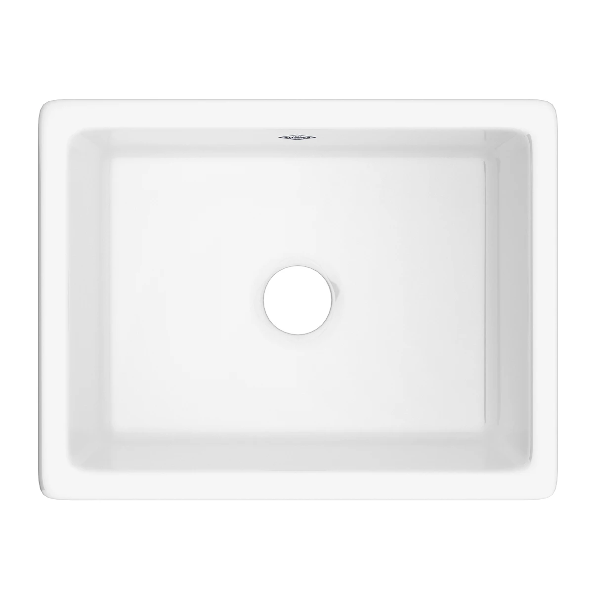 Shaws Shaker 23" Single Bowl Undermount Or Drop-In Fireclay Kitchen Sink - UM2318