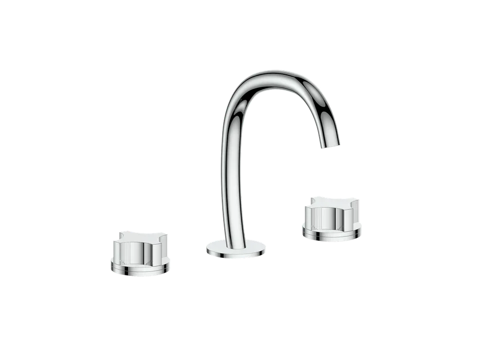 Vogt Mond 8" C.C. Lavatory Faucet With Pop-Up Drain - Crescent Handle - BF.M2.1331