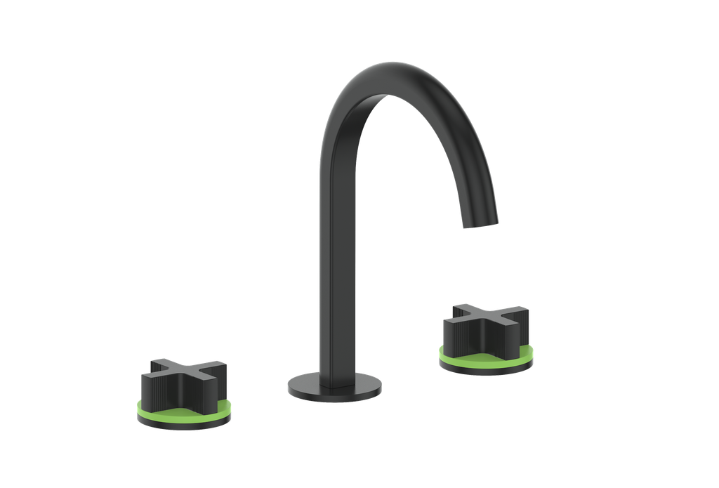 Vogt Mond 8" C.C. Lavatory Faucet With Pop-Up Drain - Cross Handle