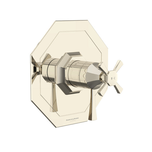 Perrin & Rowe Deco 1/2" Therm & Pressure Balance Trim With 2 Functions (No Share) U.TDC44W1LS