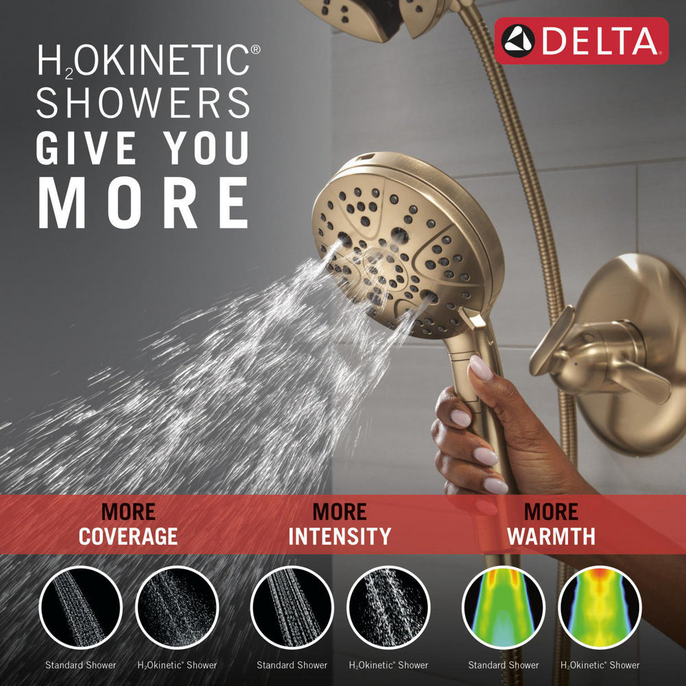 Delta T17245 Bonacci 17 Series Shower Trim with In2ition Shower Head