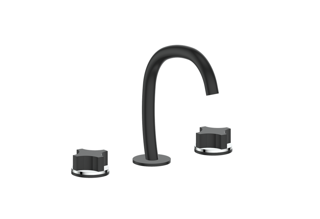 Vogt Mond 8" C.C. Lavatory Faucet With Pop-Up Drain - Crescent Handle - BF.M2.1331