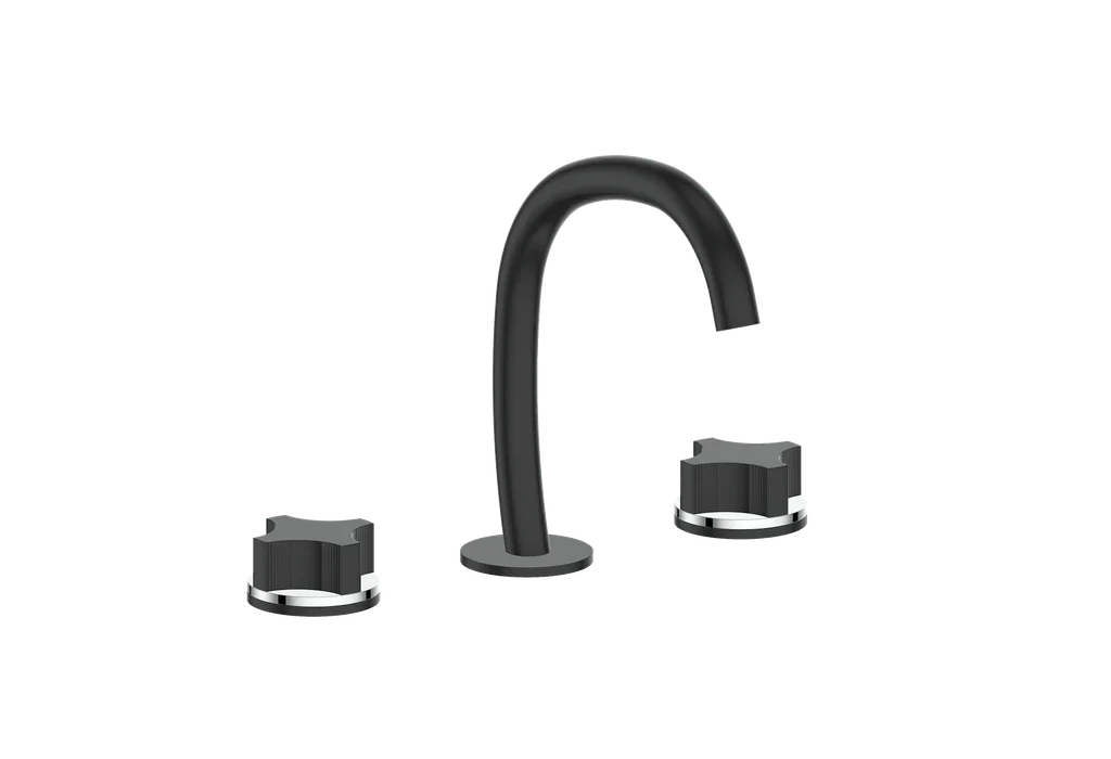 Vogt Mond 8" C.C. Lavatory Faucet With Pop-Up Drain - Crescent Handle - BF.M2.1331