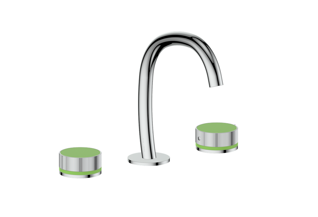 Vogt Mond 8" C.C. Lavatory Faucet With Pop-Up Drain - Moon Handle - BF.M1.1331