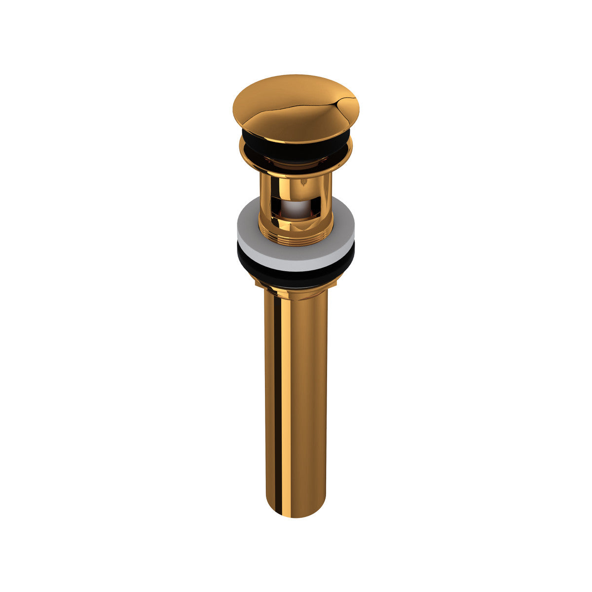 Rohl Lavatory Push Drain With Overflow With 6 Inch Tailpiece - 5447