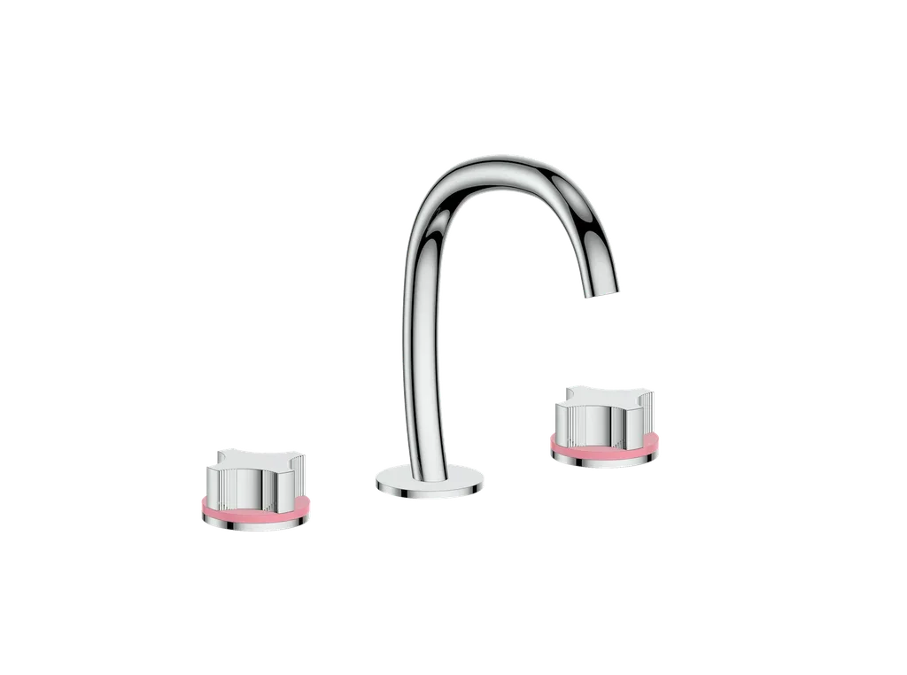 Vogt Mond 8" C.C. Lavatory Faucet With Pop-Up Drain - Crescent Handle - BF.M2.1331