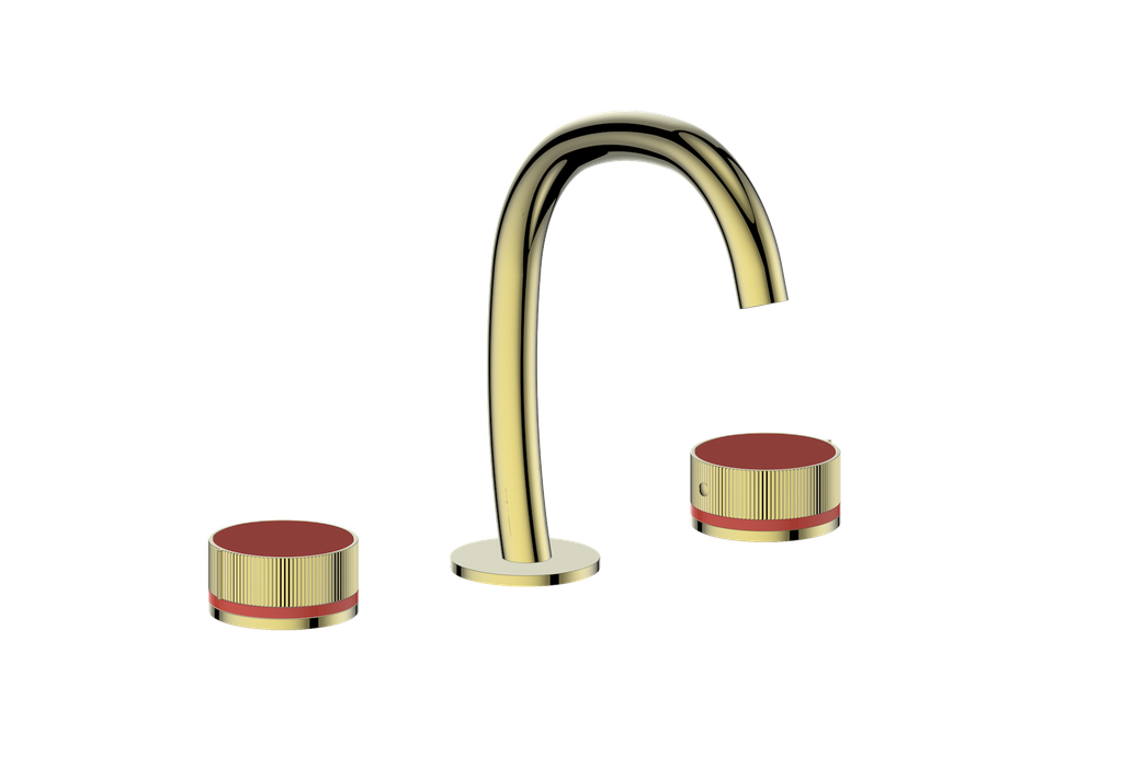 Vogt Mond 8" C.C. Lavatory Faucet With Pop-Up Drain - Moon Handle - BF.M1.1331