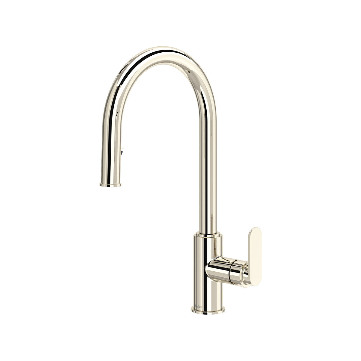 Riobel Arca Pull-Down Touchless Kitchen Faucet With C-Spout Dual Spray 1.5 GPM