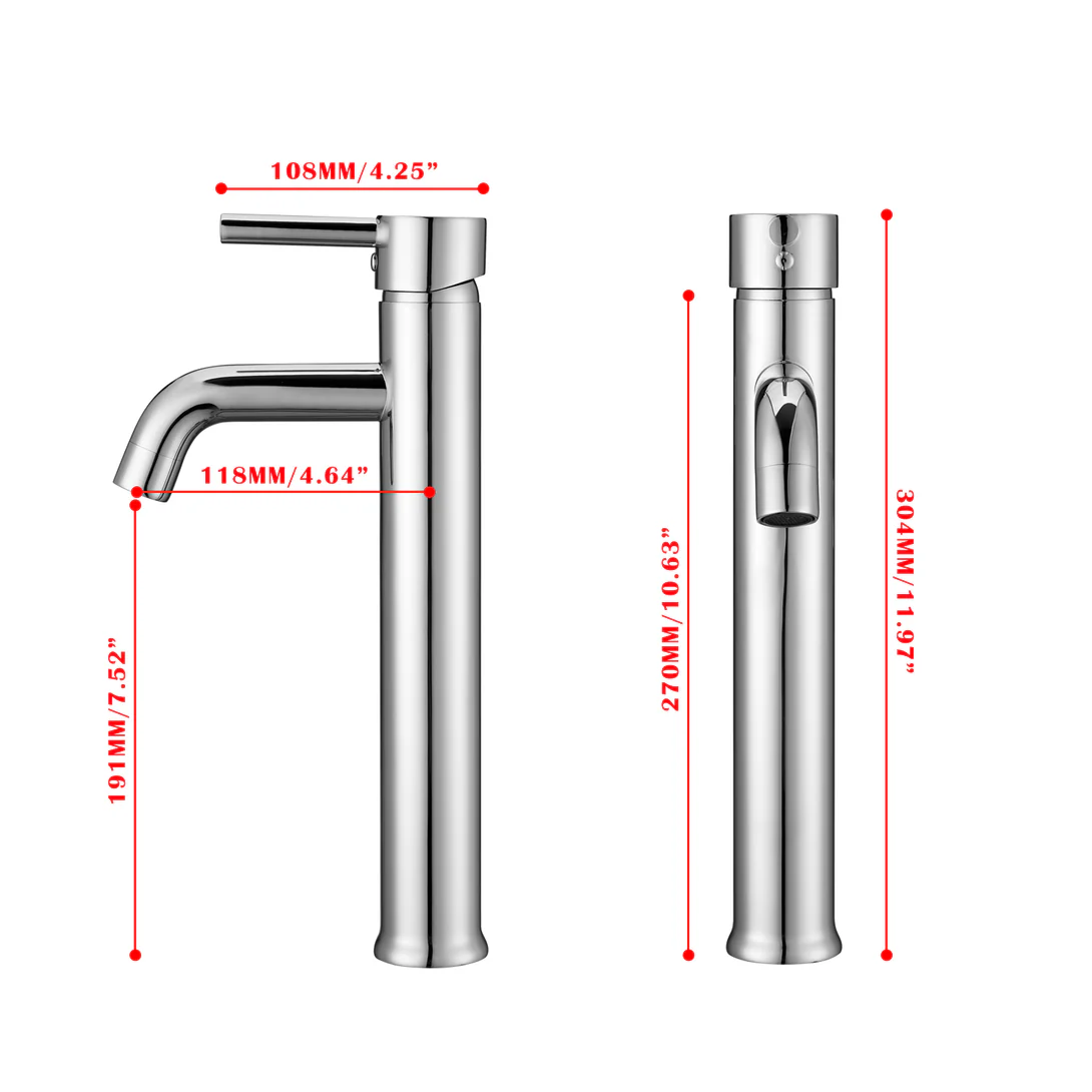Kodaen Elegante Vessel Sink Bathroom Faucet
