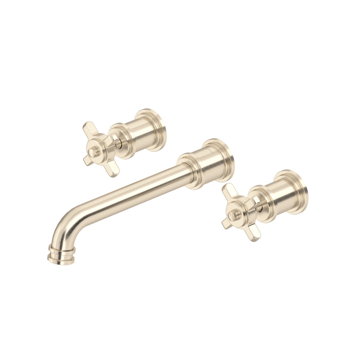 Perrin & Rowe Armstrong Wall Mount Lavatory Faucet Trim Only - Cross Handle