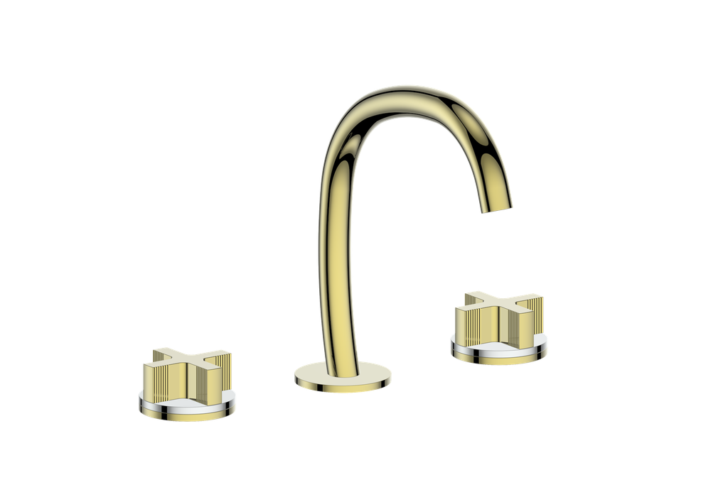 Vogt Mond 8" C.C. Lavatory Faucet With Pop-Up Drain - Cross Handle - BF.M3.1331