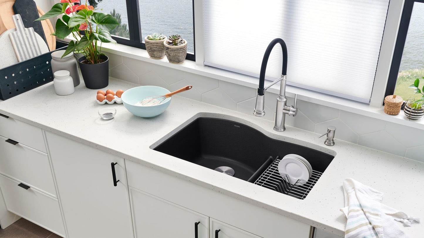 Blanco Diamond 1¾ Bowl Silgranit Dual Mount Kitchen Sink