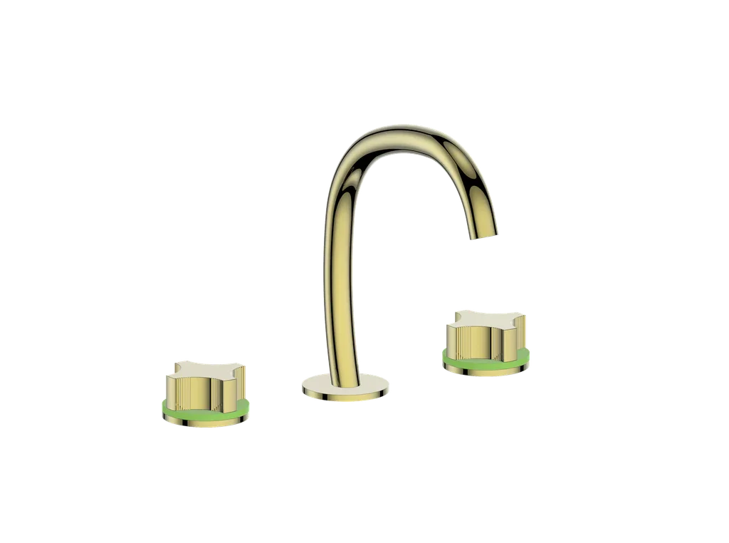 Vogt Mond 8" C.C. Lavatory Faucet With Pop-Up Drain - Crescent Handle - BF.M2.1331