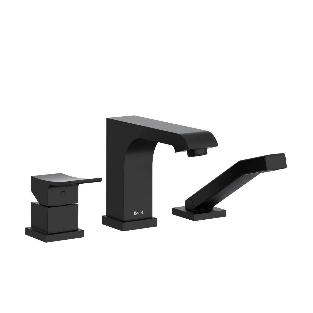 Riobel Zendo 3-Hole Deck Mount Tub Filler Trim 1.8 GPM