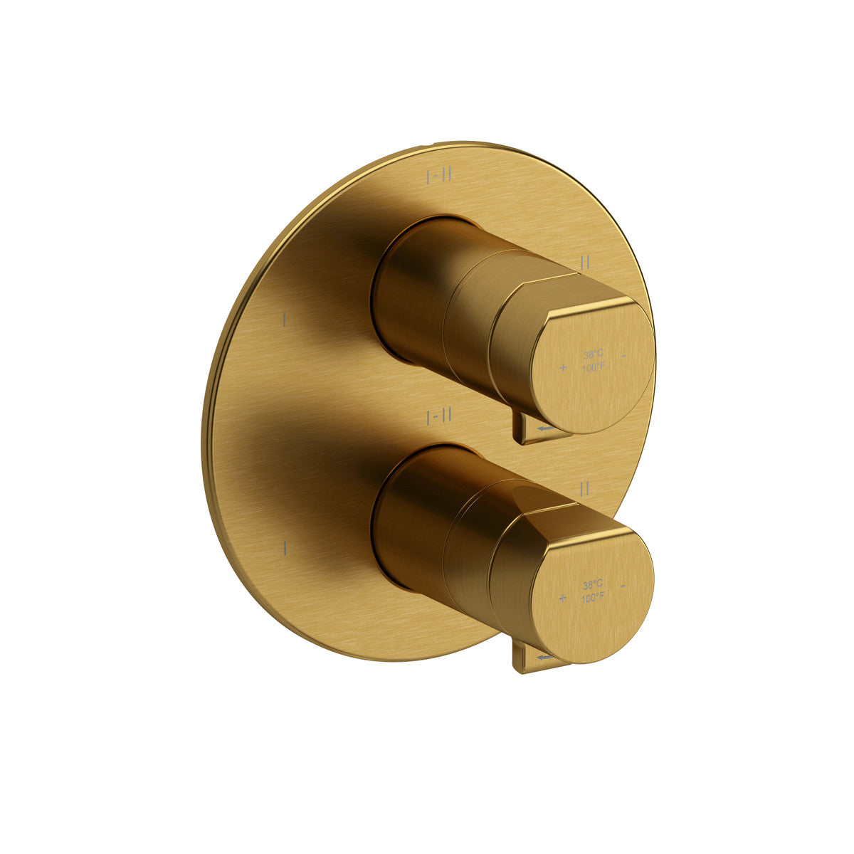 Riobel Parabola Robinet thermostatique et compensateur de pression 3/4" avec 6 fonctions (partagé) - TPB46