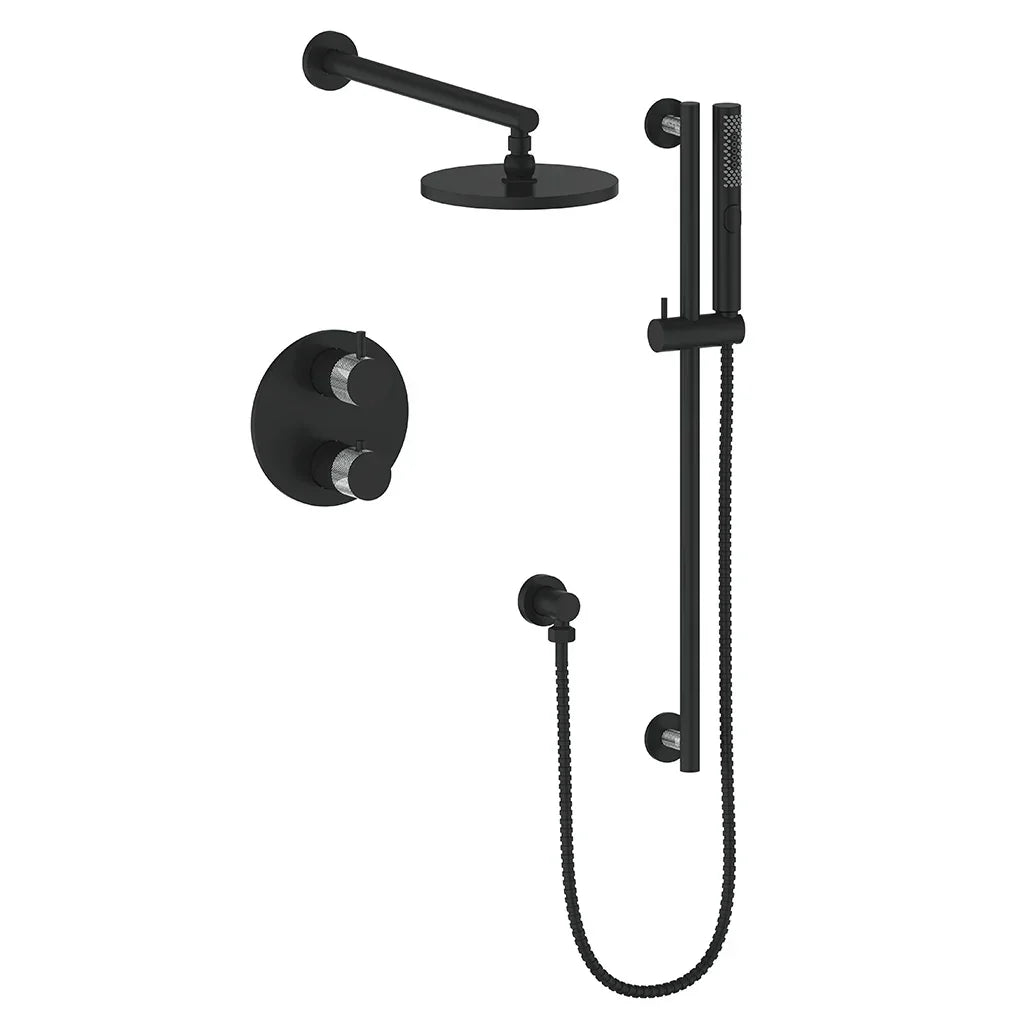 Vogt Drava 2-Way Thermostatic Shower System with Rough-In Valve