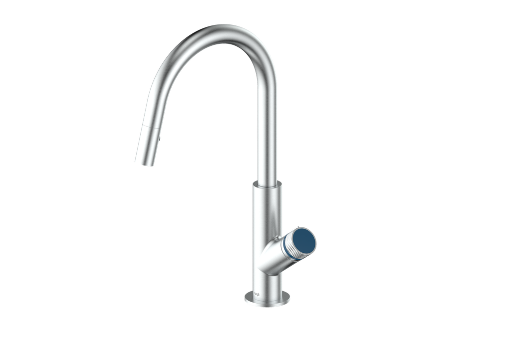 Vogt Mond 16" Kitchen Faucet in Stainless Steel, KF.16M1.1504.SS