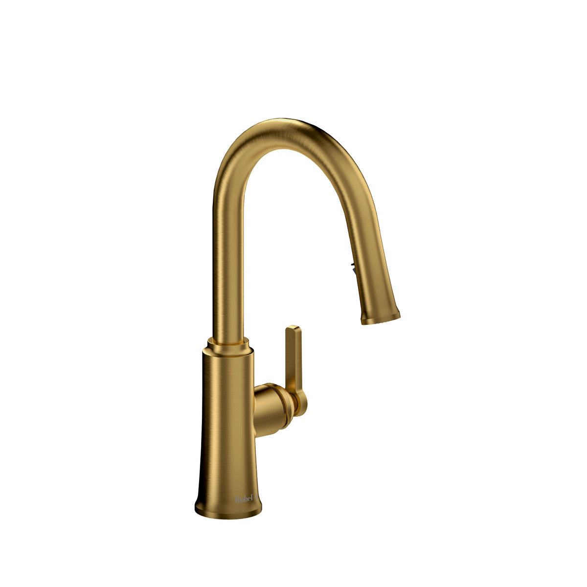 Riobel Trattoria Pull-Down Kitchen Faucet With C-Spout Dual Spray 1.5 GPM