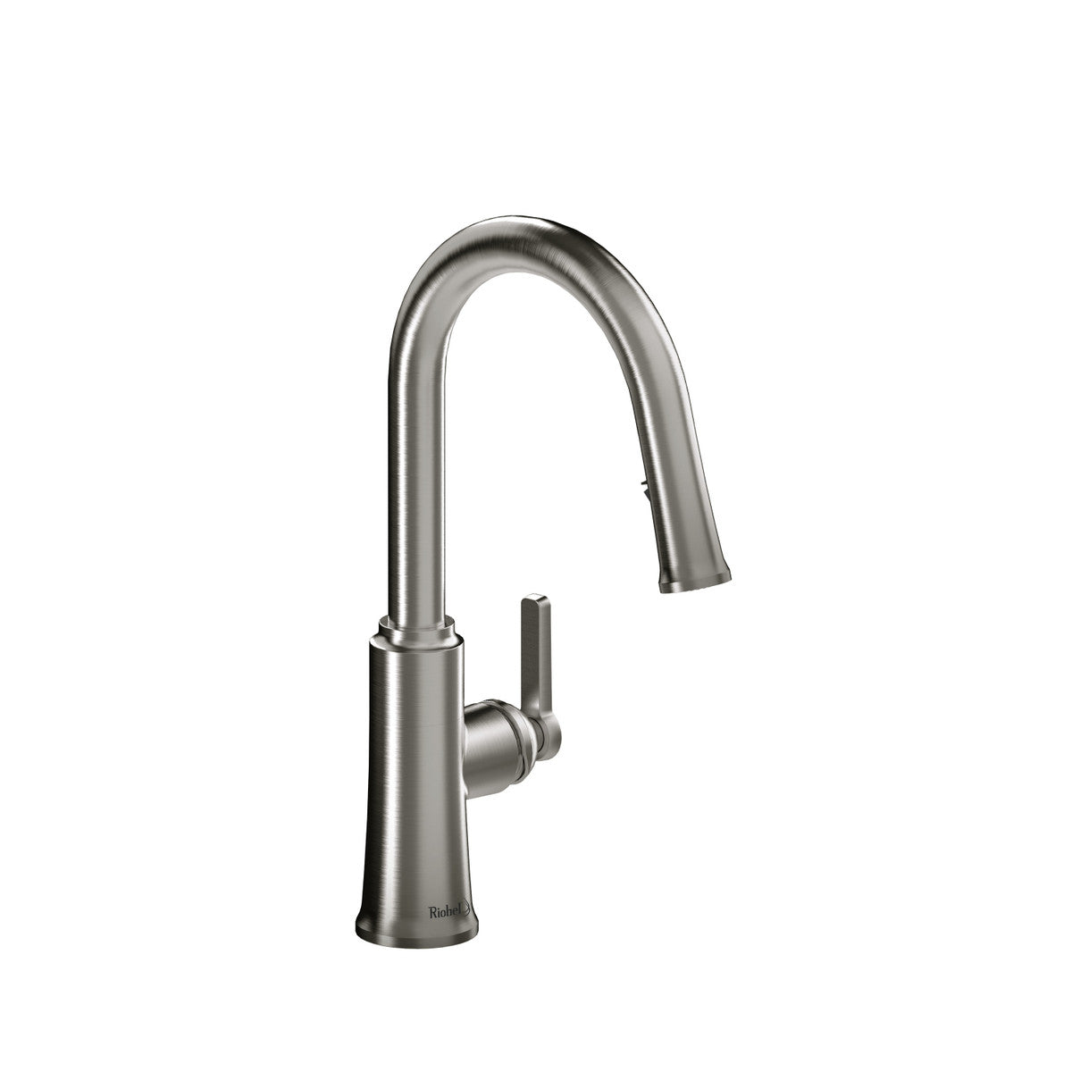 Riobel Trattoria Pull-Down Kitchen Faucet With C-Spout Dual Spray 1.5 GPM