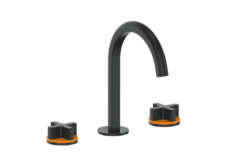 Vogt Mond 8" C.C. Lavatory Faucet With Pop-Up Drain - Cross Handle