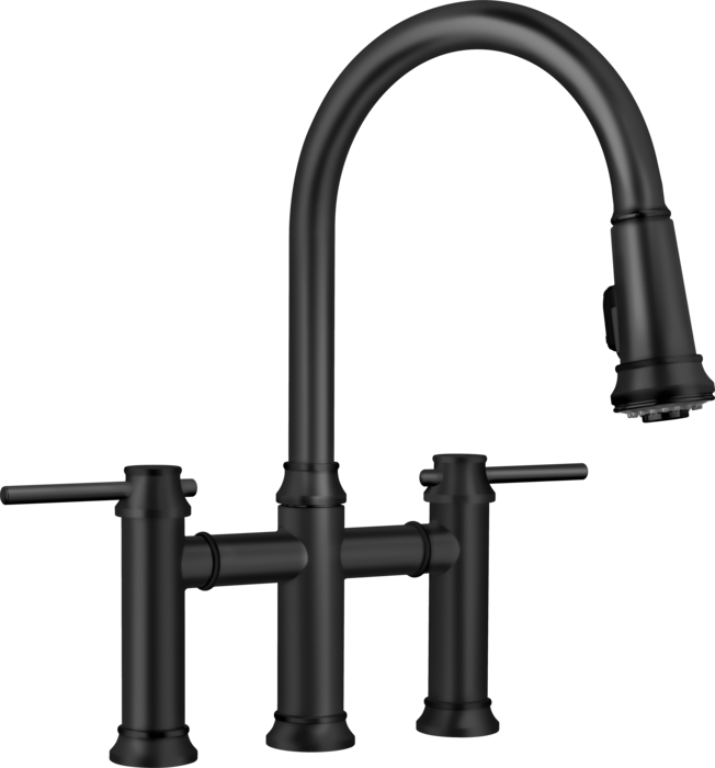 Blanco Empressa Pull-Down Bridge Kitchen Faucet 1.5 GPM