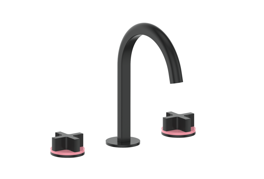 Vogt Mond 8" C.C. Lavatory Faucet With Pop-Up Drain - Cross Handle