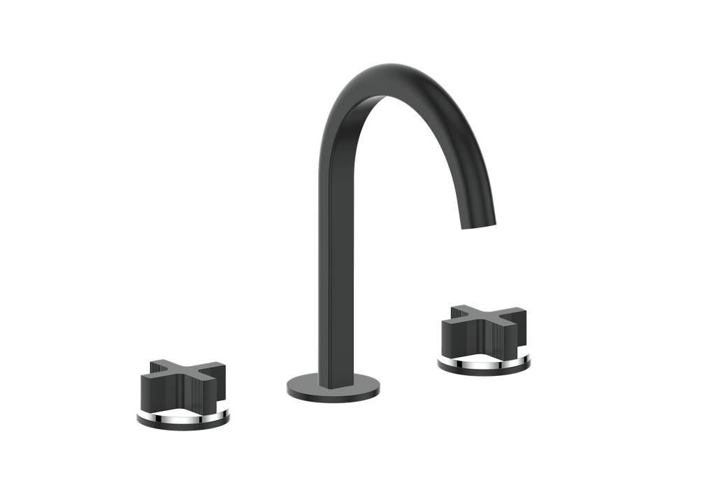 Vogt Mond 8" C.C. Lavatory Faucet With Pop-Up Drain - Cross Handle