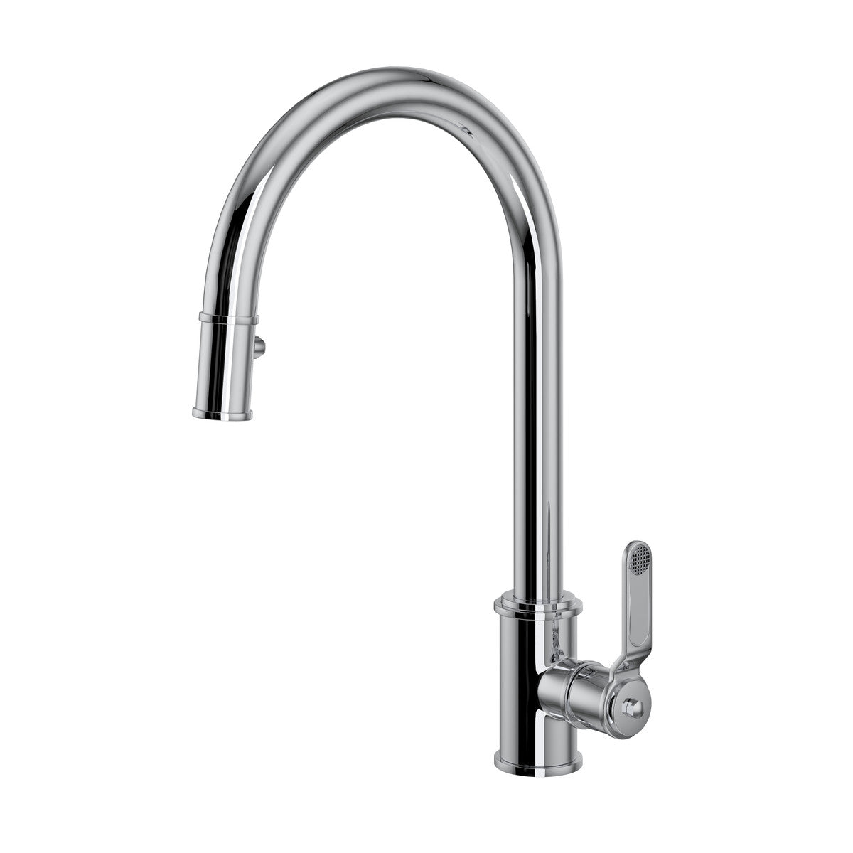 Perrin & Rowe Armstrong Pull-Down Kitchen Faucet With C-Spout Dual Spray 1.8 GPM