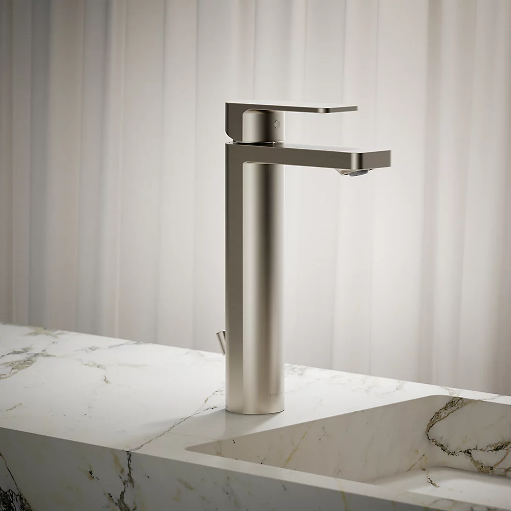 Kohler Parallel Tall Single-Handle Bathroom Sink Faucet, 1.2 GPM