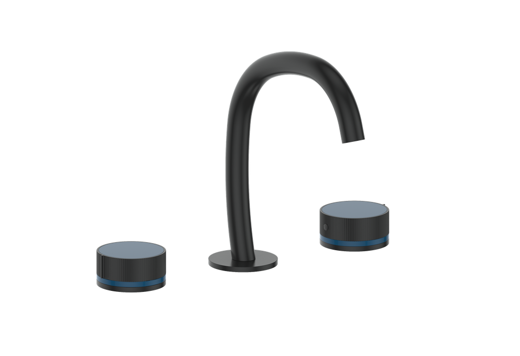 Vogt Mond 8" C.C. Lavatory Faucet With Pop-Up Drain - Moon Handle - BF.M1.1331