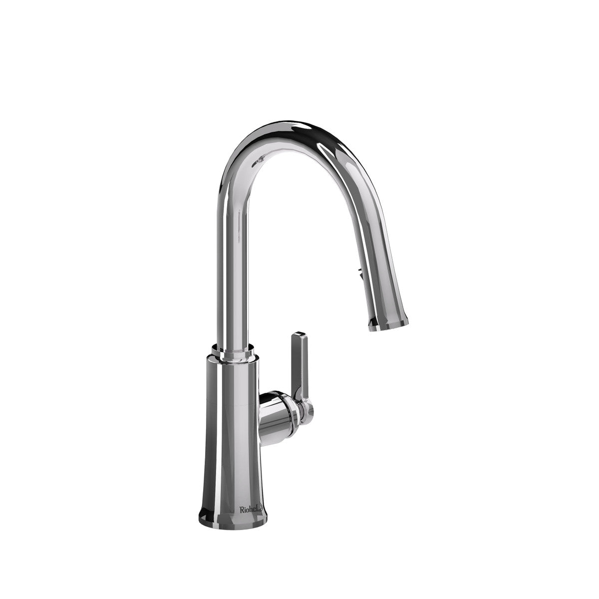 Riobel Trattoria Pull-Down Kitchen Faucet With C-Spout Dual Spray 1.5 GPM