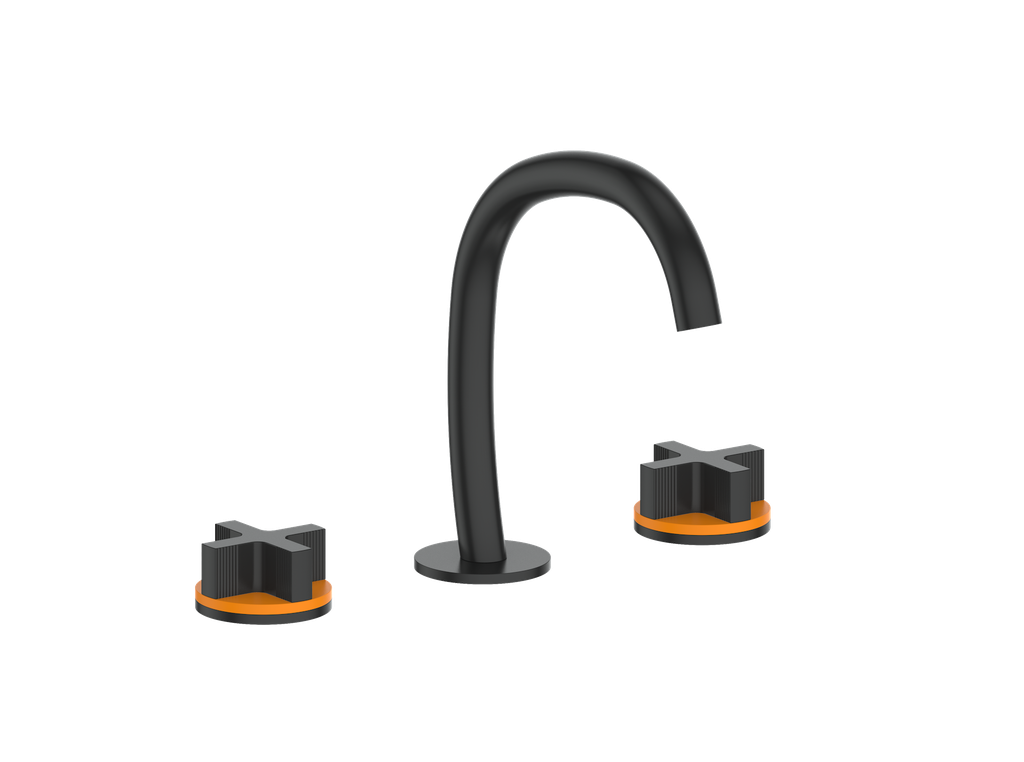 Vogt Mond 8" C.C. Lavatory Faucet With Pop-Up Drain - Cross Handle - BF.M3.1331