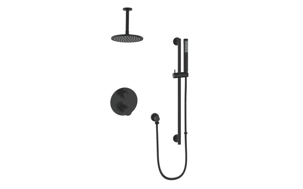 Vogt Drava 2-Way Thermostatic Shower System with Rough-In Valve