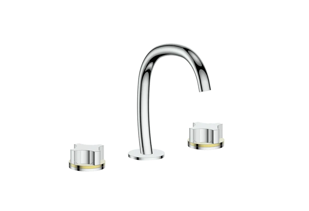 Vogt Mond 8" C.C. Lavatory Faucet With Pop-Up Drain - Crescent Handle - BF.M2.1331