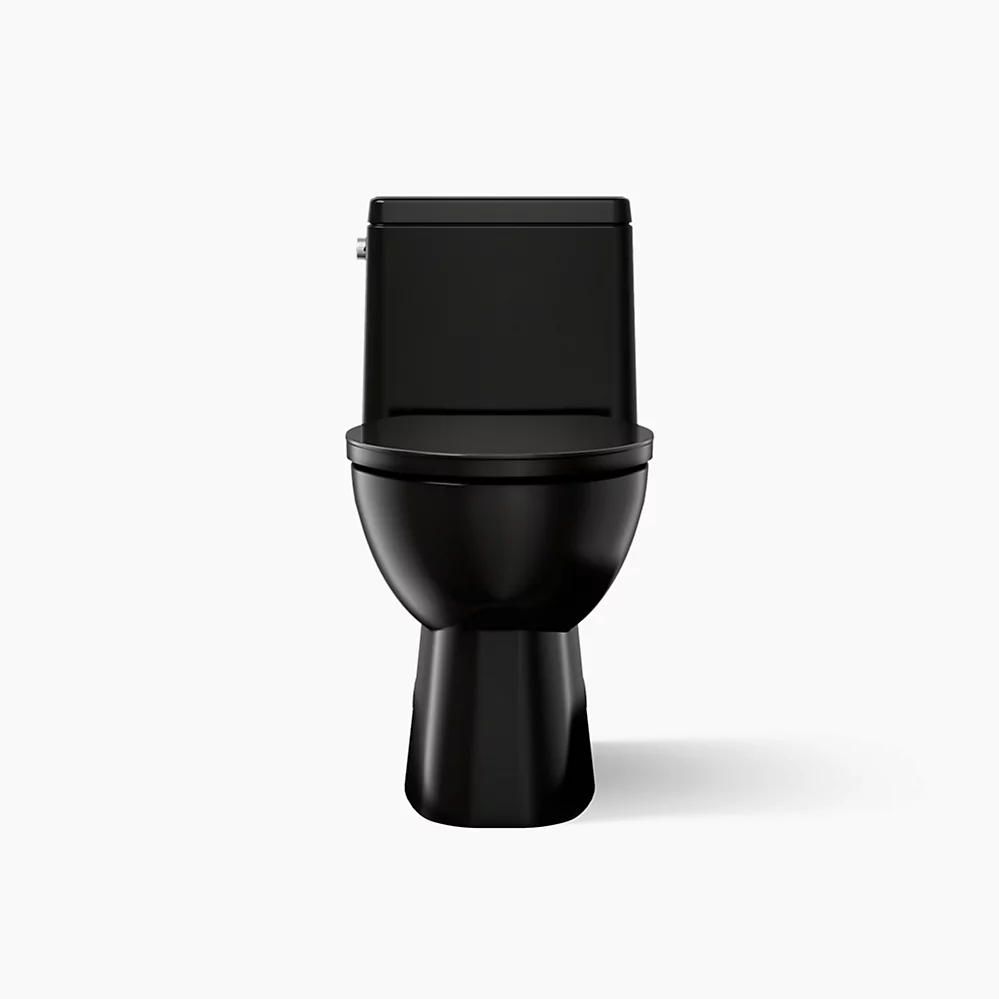 Kohler Reach One-Piece Compact Elongated Toilet With Skirted Trapway, 1.28 GPF Left-Hand Trip Lever