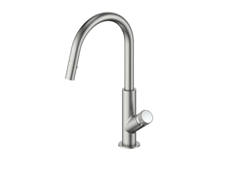 Vogt Mond 16" Kitchen Faucet in Gun Metal, KF.16M1.1504.GM