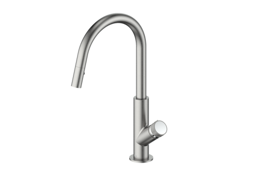 Vogt Mond 16" Kitchen Faucet in Gun Metal, KF.16M1.1504.GM