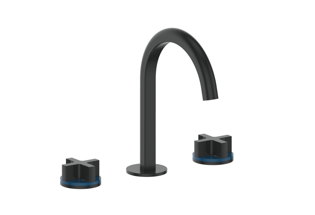 Vogt Mond 8" C.C. Lavatory Faucet With Pop-Up Drain - Cross Handle