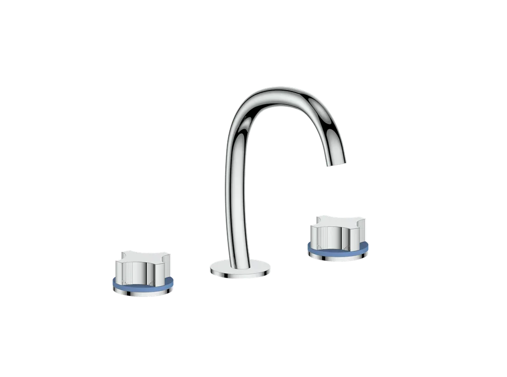Vogt Mond 8" C.C. Lavatory Faucet With Pop-Up Drain - Crescent Handle - BF.M2.1331