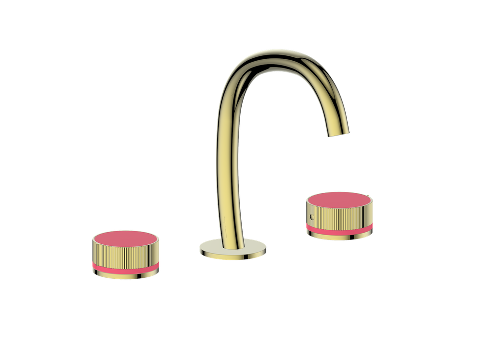 Vogt Mond 8" C.C. Lavatory Faucet With Pop-Up Drain - Moon Handle - BF.M1.1331