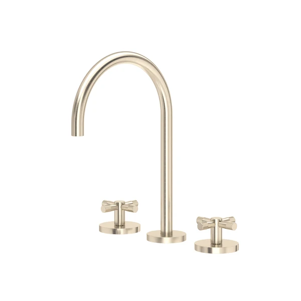 Rohl Amahle Widespread Lavatory Faucet With C-Spout & Cross Handles - AM08D3XM